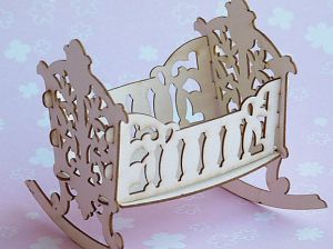 Елементи за експлодираща кутия - Бебешко легло люлка