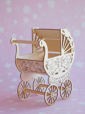 Елементи за експлодираща кутия - Бебешка количка