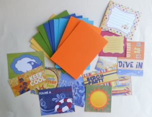 Kомплект за картички - Beach Bum- 22 части