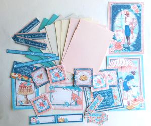 Kомплект за картички -Cafe Parisian - 16 части