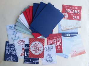 Kомплект за картички - Cruise - 24 части