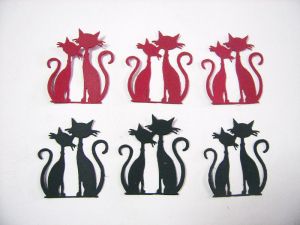 Влюбени котки - 6бр.