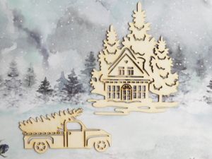 Камион с елха - 2 бр.