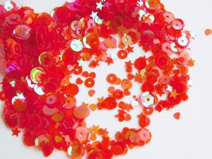 Микс Пайети елементи за шейкър - Различни цветове - 10 гр.