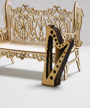 Серия Музикални инструменти - Арфа малка - 1 броя