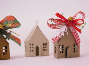 Заготовка за 3D къщичка - 3 бр.