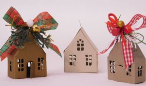 Заготовка за 3D къщичка - 3 бр.
