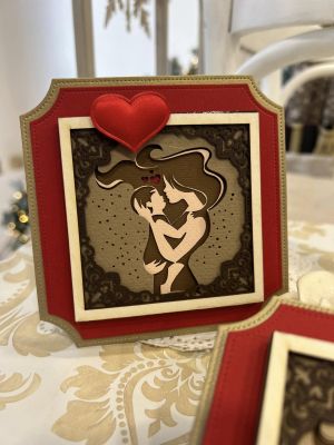 Многопластова рамка - Нежна обич - 10 елемента