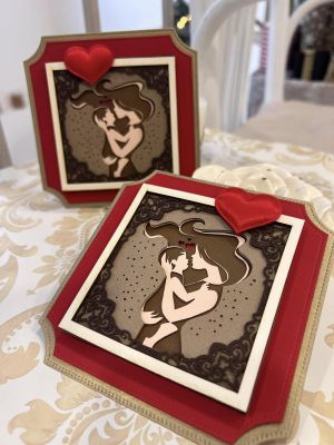 Многопластова рамка - Нежна обич - 10 елемента