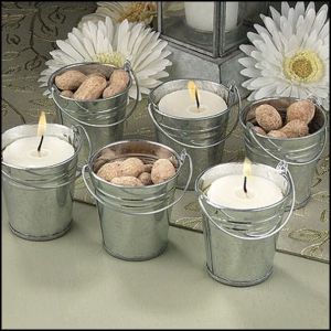 Метална кофичка за декорация / голяма / - 1 бр.- 9,50 см