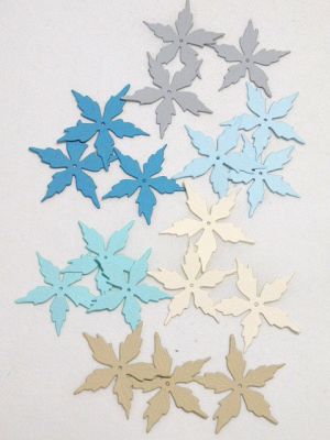 Цветя - Син микс - 18 елемента