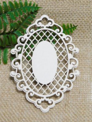 Рамкa двупластова елипса с мрежа - 1 бр.