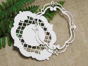 Рамкa двупластова овал с мрежа - 1 бр.