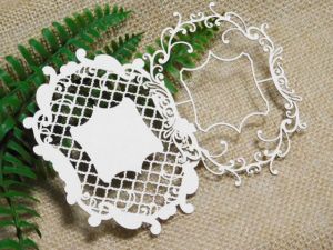 Рамкa двупластова правоъгълна с мрежа - 1 бр.