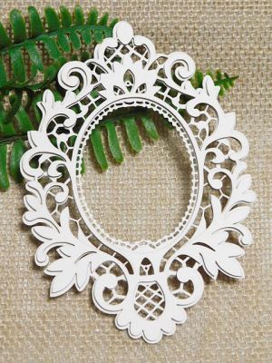 Рамкa двупластова овал с мрежа - 1 бр.