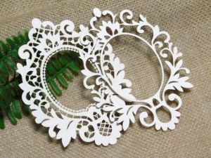 Рамкa двупластова овал с мрежа - 1 бр.