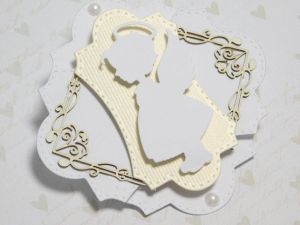 3D Елементи от хартия - Ангелче за Нея - 1 бр.