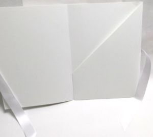 Заготовка за Папка за кръщене  - 32,00 х 23,00 см - Бяло и Розово