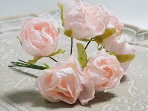 Букет рози  Vintage - Нежно Розово - 6 бр.