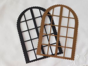 Прозорец - Черно и Кафяво - 2 бр.