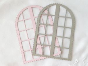 Прозорец - Светло лилаво и Сиво  - 2 бр.