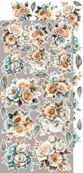 Комплект дизайнерска хартия с елементи за изрязване - Sprites Of Harmony MIX - 18 листа