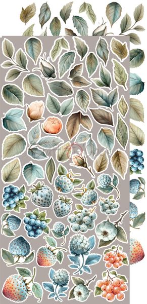 Комплект дизайнерска хартия с елементи за изрязване - Sprites Of Harmony MIX - 18 листа