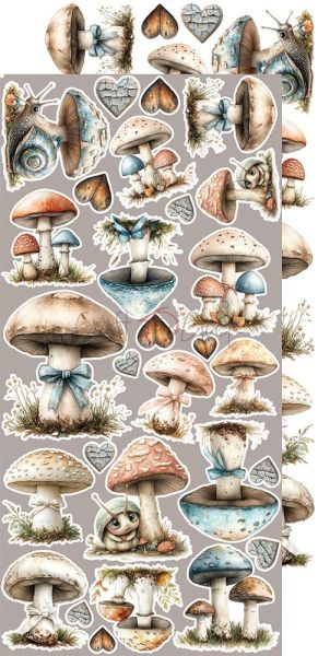 Комплект дизайнерска хартия с елементи за изрязване - Sprites Of Harmony MIX - 18 листа