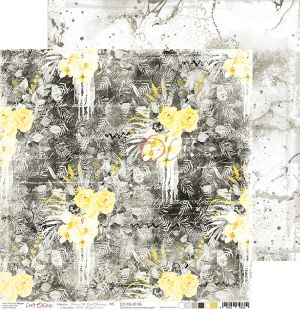 Комплект дизайнерска хартия -  FORCE OF GENTLENESS - 12 листа