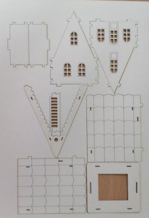3D Къща Голяма - 1 бр.