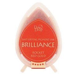 Бързосъхнещ пигментен тампон - BRILLIANCE - Rocket Red Gold