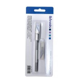 Прецизен скалпел с 3 ножчета - Fine art Knife- Artemio