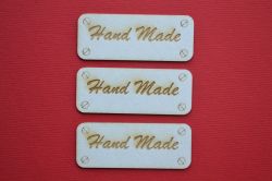 Табелка Hand Made - 3бр.