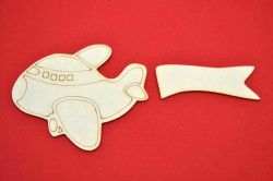 Самолет с флагче