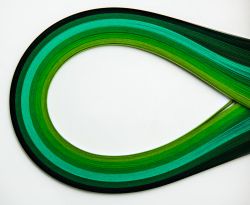 Квилинг хартия - Зелен микс - 120бр. - 50см.