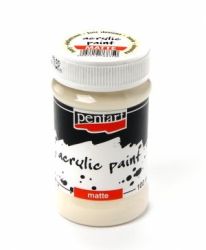 Акрилна боя мат - слонова кост - 100мл.
