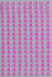 Полусферични перли - цикламени - 153 бр.