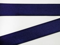 Панделка сатен - тъмно син - 10м.