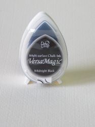 Пигментно-тебеширен тампон - Midnight Black - Versa Magic