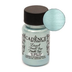 CADENCE АКРИЛНА БОЯ МЕТАЛИК DORA 50 МЛ. – BLUE GREEN 201