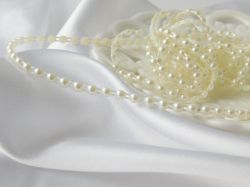 Наниз полусферични перли - Шампанско - 4 мм.-  2.00 м.