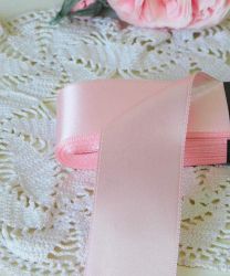 Панделка сатен - Пудра розово - 10м. №18