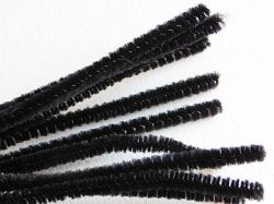 Пухкава тел - Черно - 10 бр.