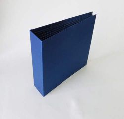 Заготовка за албум - Тъмно синьо - 16.5 х 16.5 см.