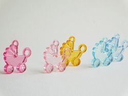 Колички - Прозрачни Микс - 5 бр