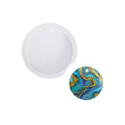 Силиконов молд за бижута - Кръг - 2,50 см