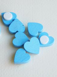 Сърце синьо - 20 бр