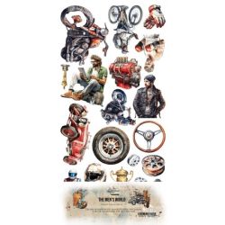 Комплект дизайнерска хартия -  THE MEN'S WORLD - 8 листа