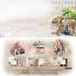 Комплект дизайнерска хартия - Alice - 6 двустранни листа