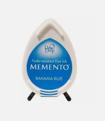Бързосъхнещ пигментен тампон - MEMENTO - BAHAMA BLUE / Бахамско синьо